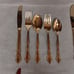 Stanley Roberts Gold Auberge 4 -5 Piece Place Settings 20 Pcs Stainless Steel