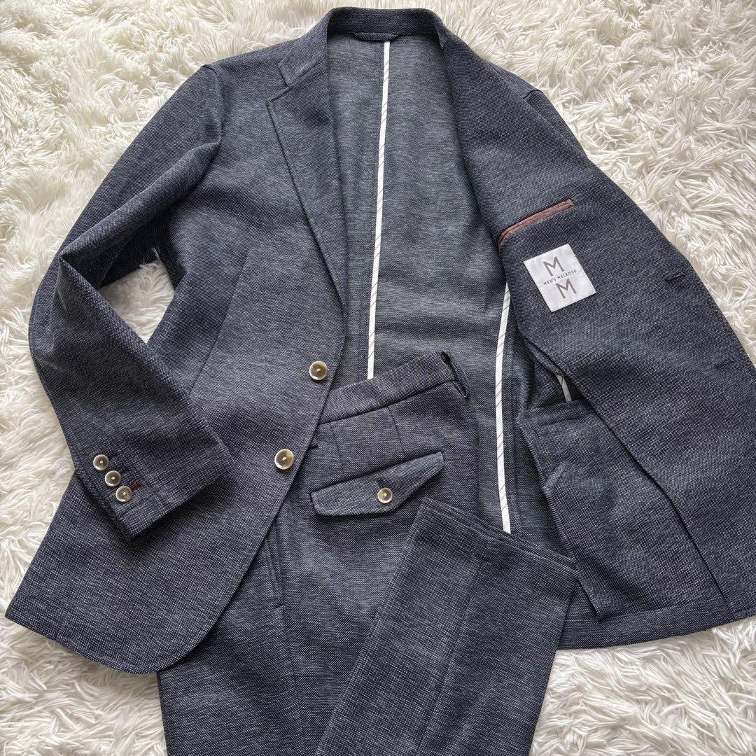 ## Excellent Condition, Breathable, Melange Men's Melrose Suit Set, Stretch