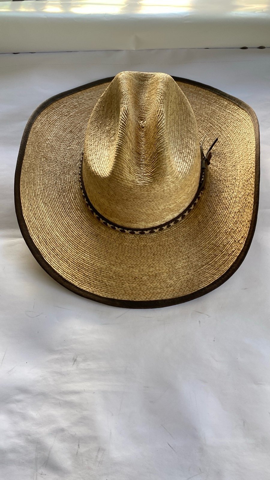 CODY JAMES Men’s Straw Cowboy Hat Size 7 3/8