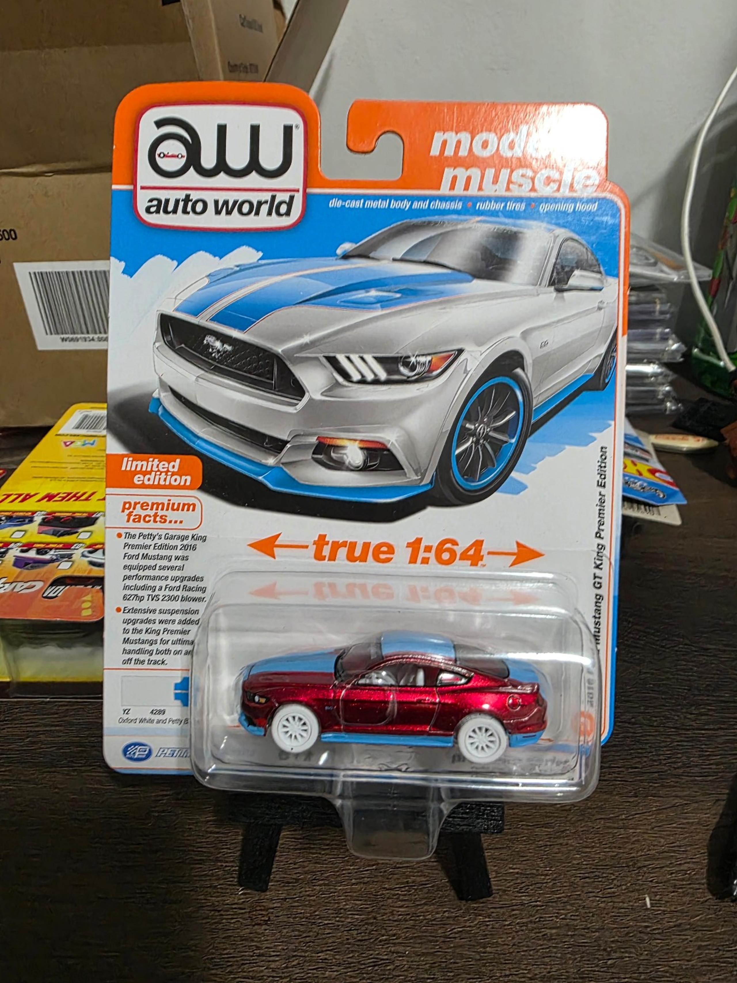 Auto World Ultra Red 2017 Ford Mustang GT Tribute Edition