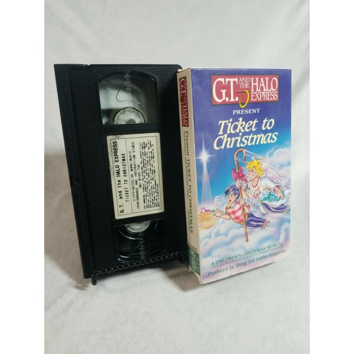 Ticket To Christmas RARE GT The Halo Express Musical Performance Instruction VHS