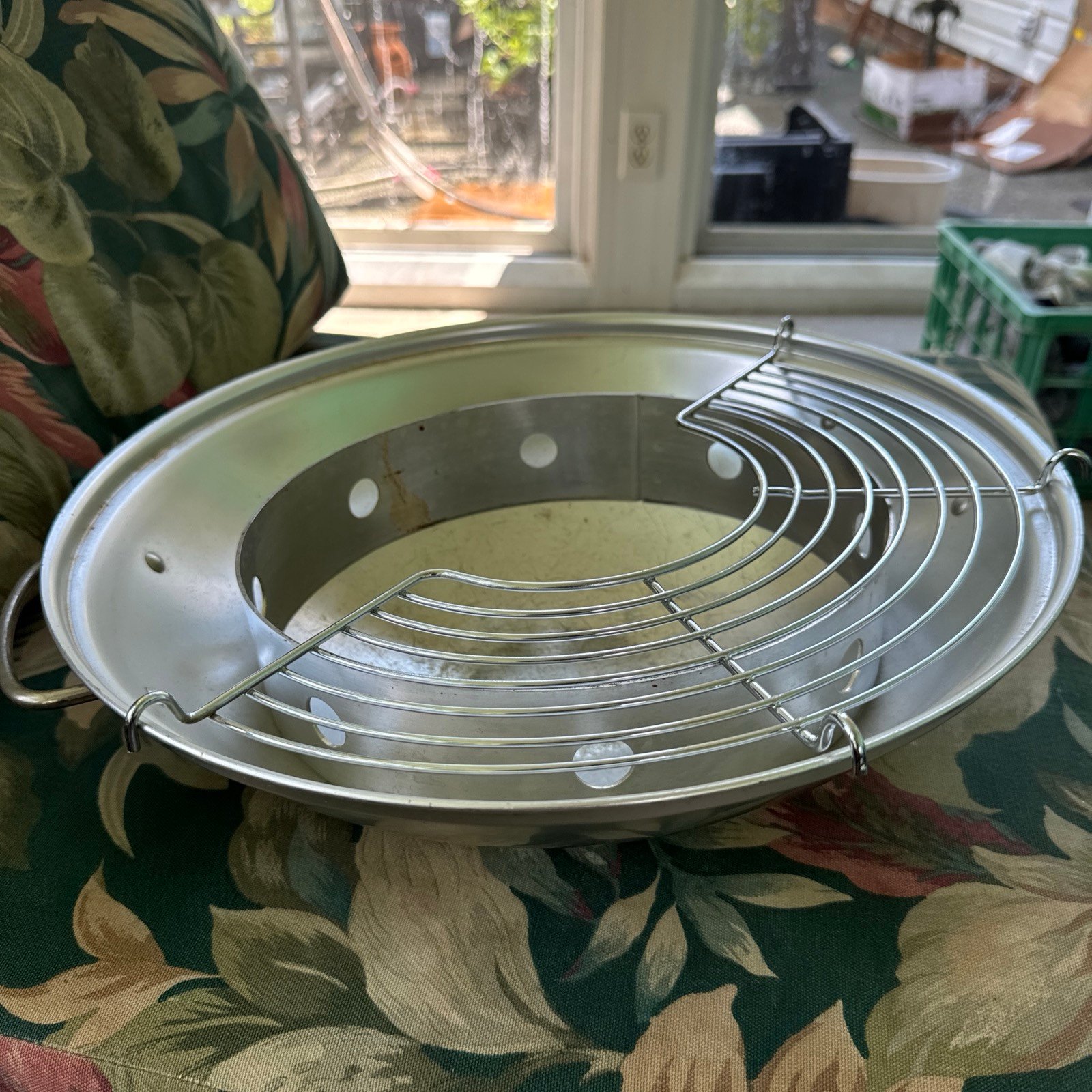 WEAR-EVER VINTAGE HEAVY ALUMINUM WOK 3PCS. ONLY ONE ON EBAY!! VERY RARE FIND!!