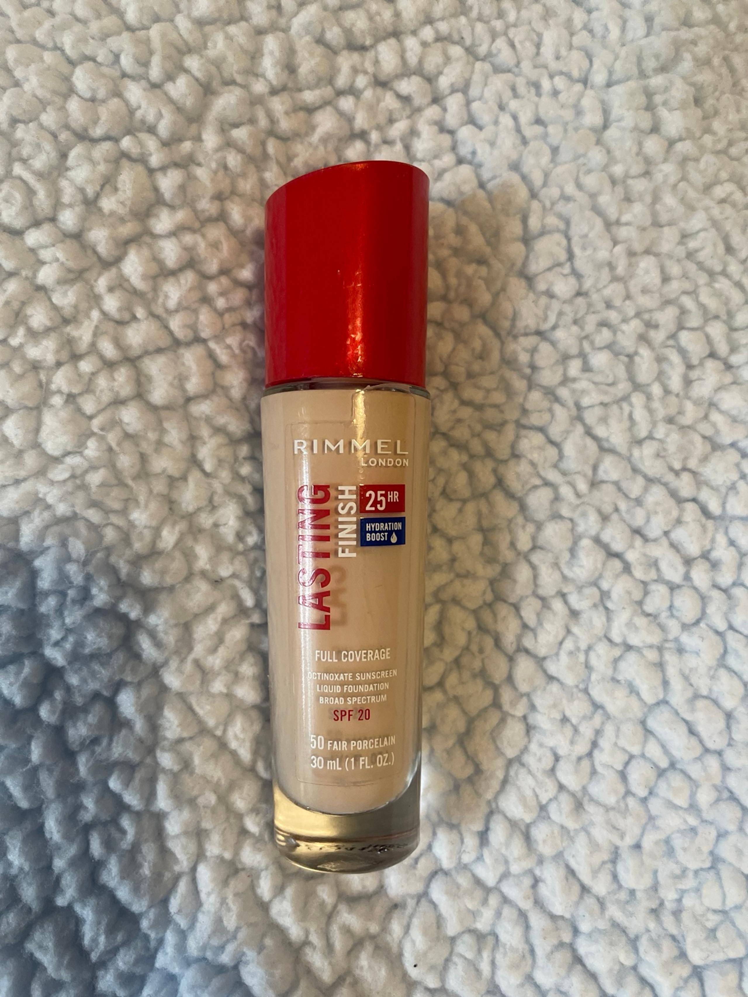 Rimmel 25 hour lasting finish foundation