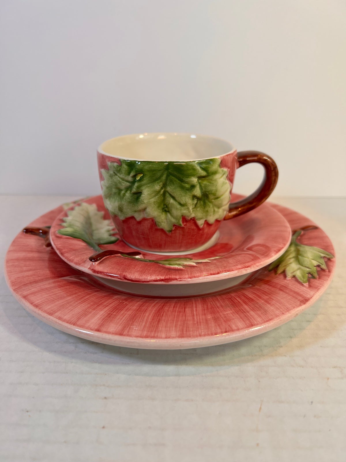 Vintage Jay Willfred/Andrea By Sadek, cup, saucer and dessert plate