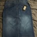 Denim skirt size medium NWT