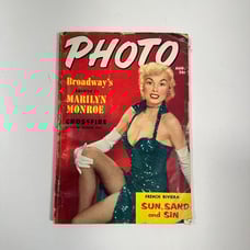 Photo Vintage Pinup Magazine August 1953 Vol 2 #8