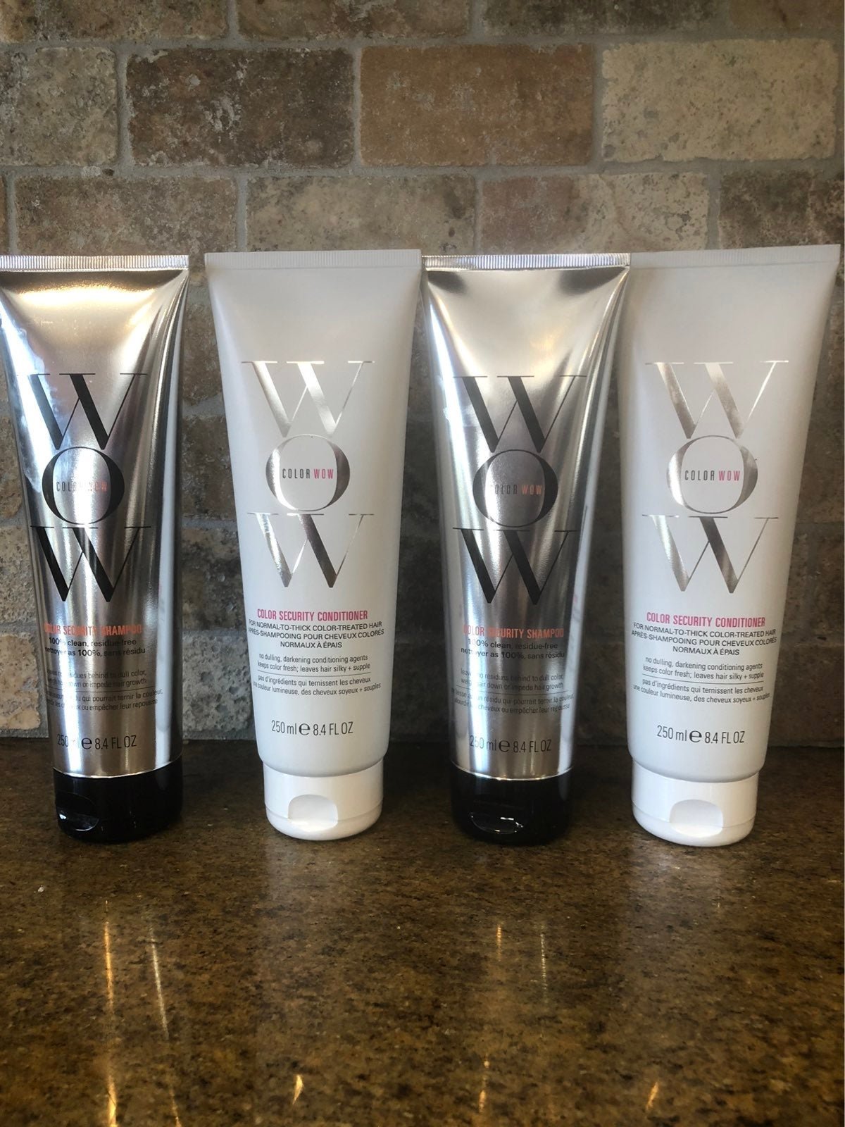 NEW Color Wow professional shampoo and conditioner bundle of 4. Firm price