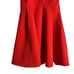 Finders Keepers Smoke Trails Red Open Back Halter Skater Mini Dress Size M