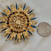 Amazing large vivid blue vintage brooch by Juliana
