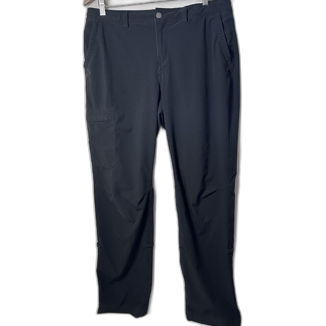 REI Co-Op Pants Womens Kornati Roll Up 32” Black Regular Fit Hiking Gorpcore 14