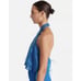 Ronny Kobo Tella Blue Sequin Halter Top