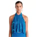 Ronny Kobo Tella Blue Sequin Halter Top