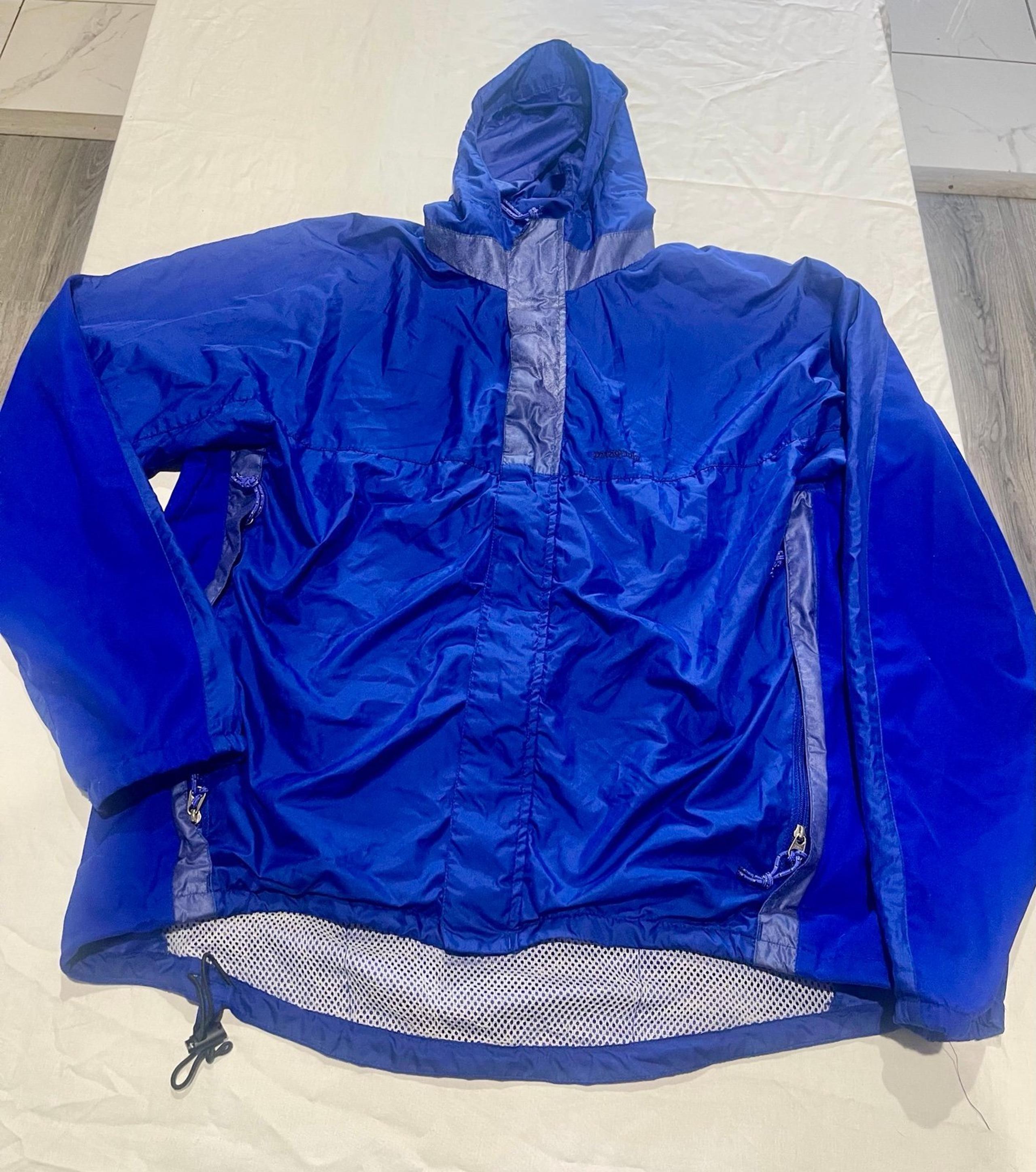 Vintage Patagonia Direct X Alpine Full Zip Hooded Windbreaker Hiking Jacket L