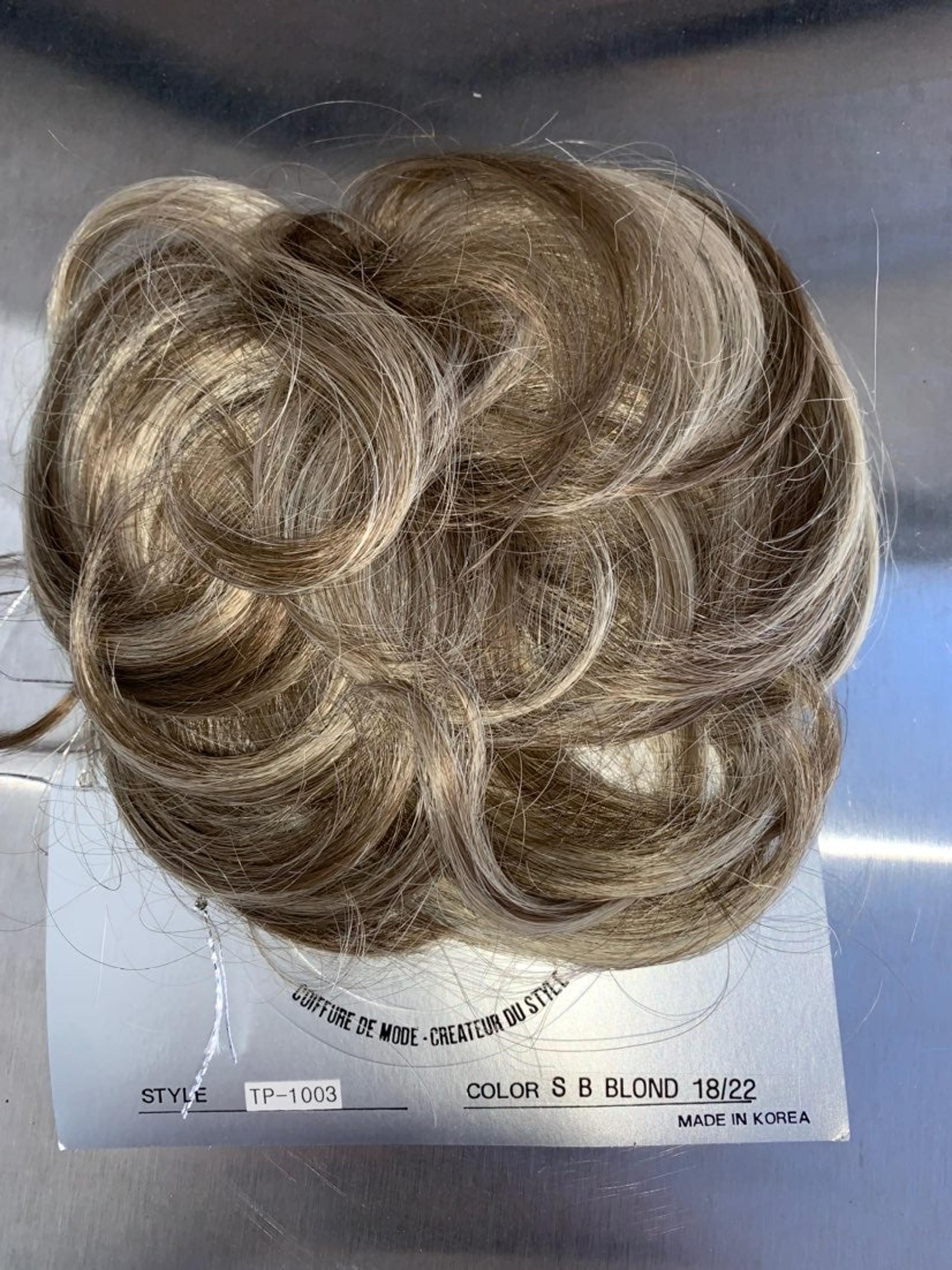 Blonde Hair topper/toupe/toppette/Bangs