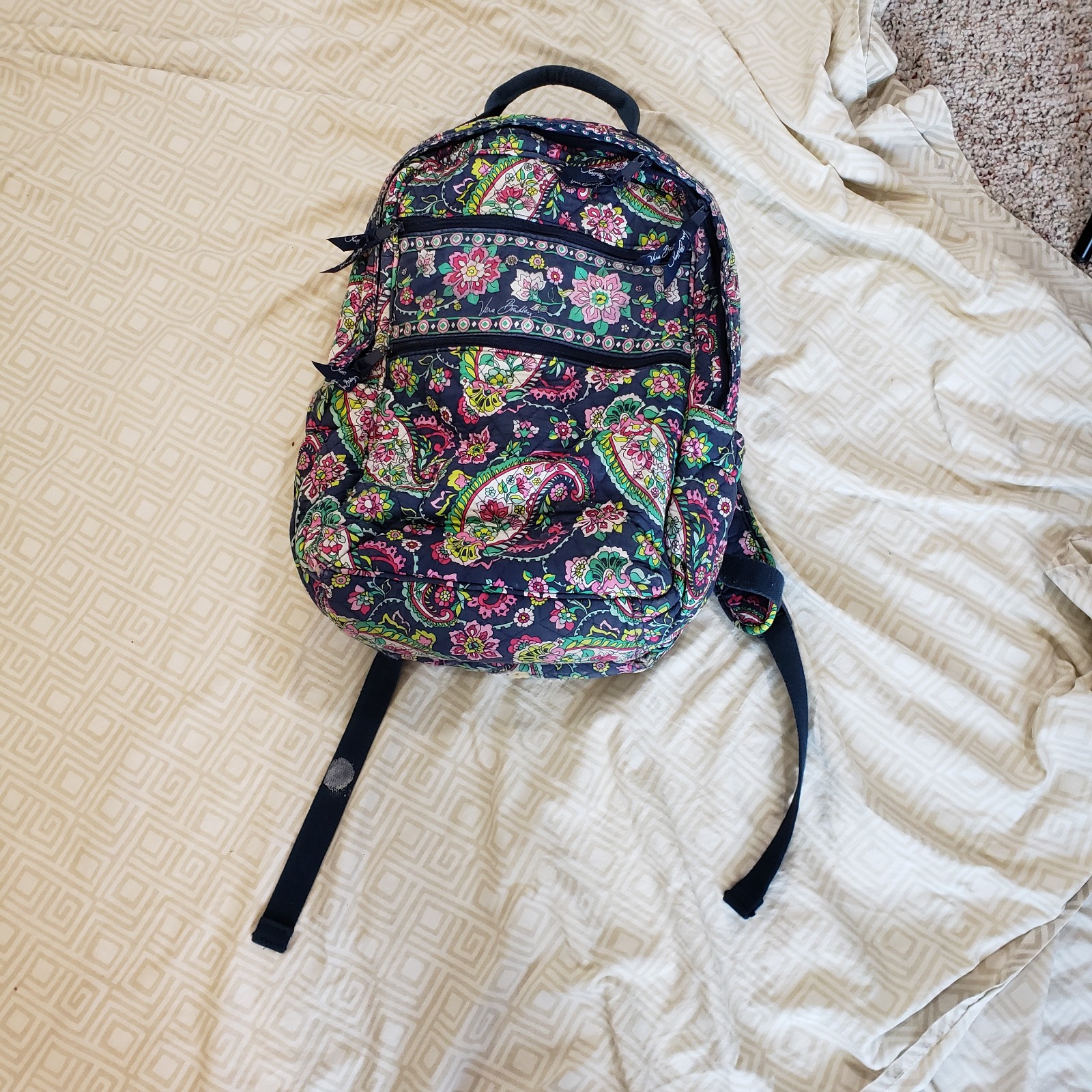 Vera bradley outlet petal paisley backpack