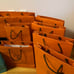 Hermes Chanel Tiffany Louboutin Paper Bags Bundle