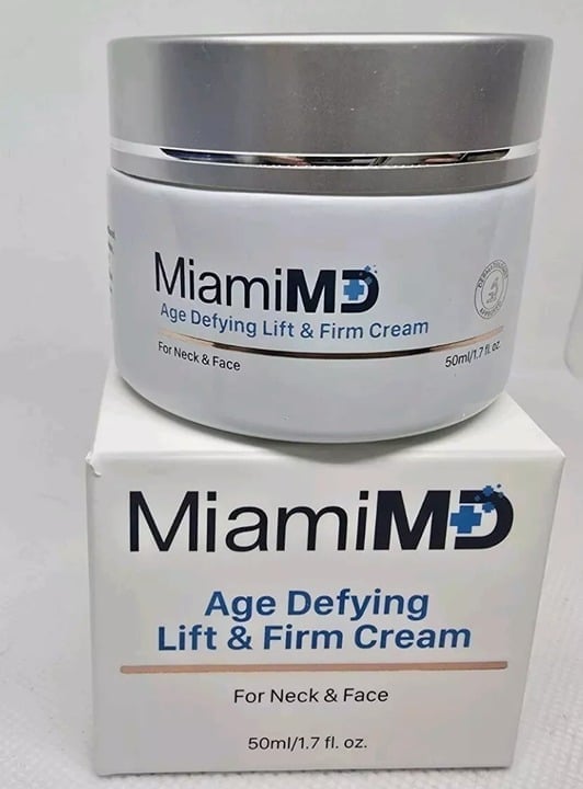 Miami MD Age Defying Lift & Firm Cream For Neck & Face BHA Free - 50 ml
