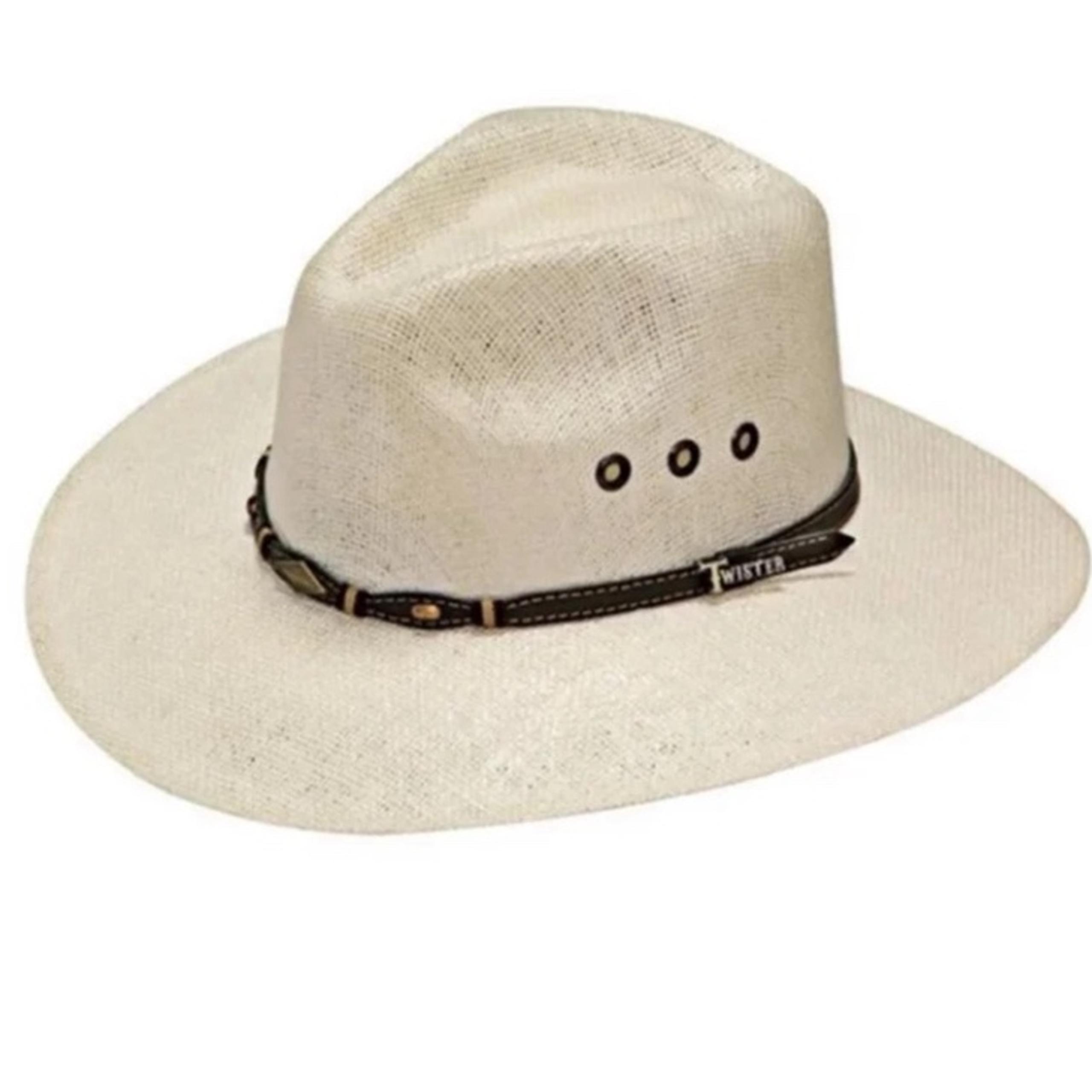 Twister hat 8x jute 6 7/8 hat sun western hat new