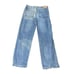 Nautica Jeans Co Mens Size 36x34 Wide Leg Big E-Z Jeans Denim Blue Baggy Faded