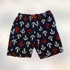 Beverly Hills POLO NWT swimming boating summer shorts mesh lined anchor print L