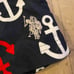 Beverly Hills POLO NWT swimming boating summer shorts mesh lined anchor print L