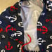 Beverly Hills POLO NWT swimming boating summer shorts mesh lined anchor print L