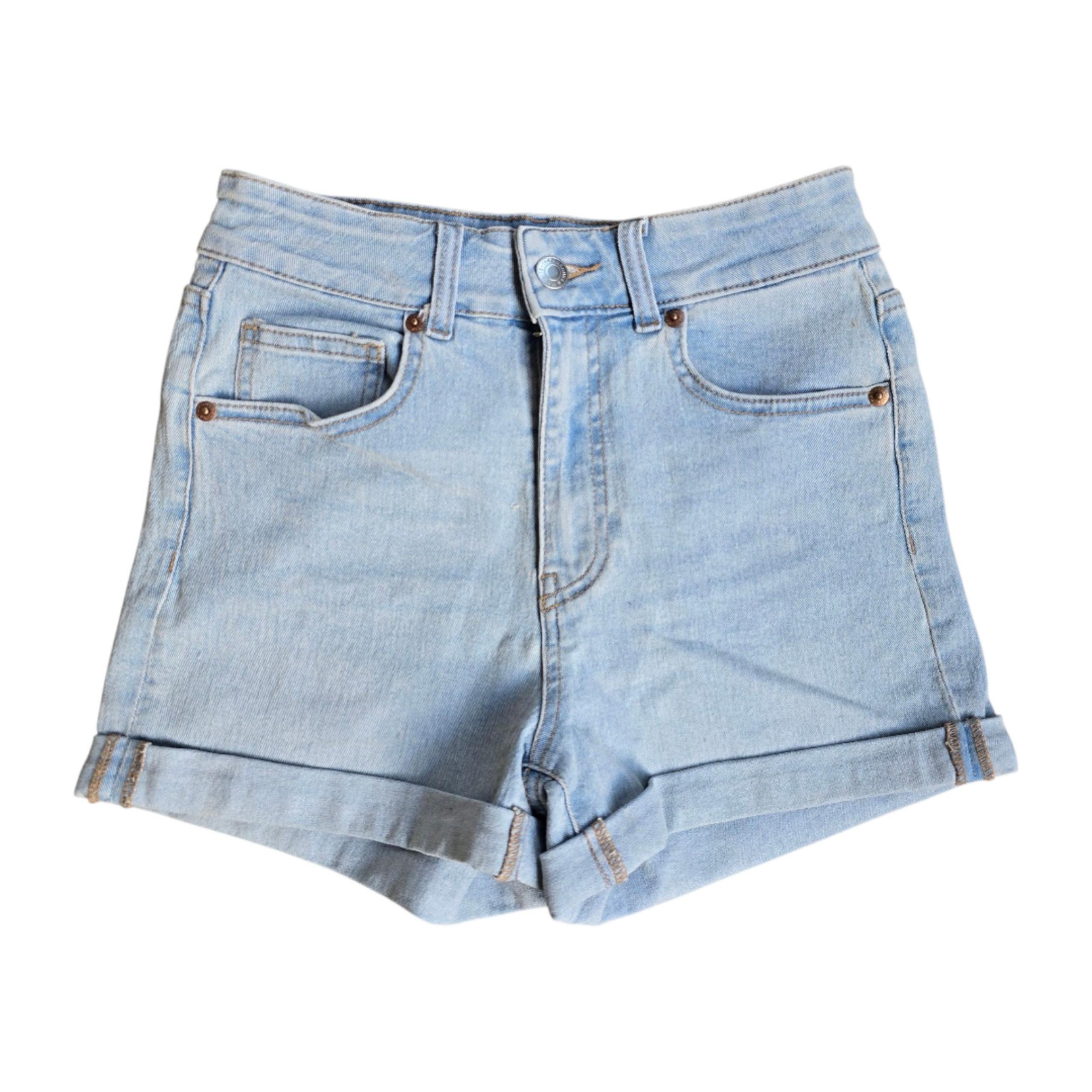 Womens H&M light blue jean shorts size 4 NWOT