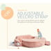 My Brest Friend Deluxe Nursing Pillow— Evening Gray