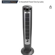 Lasko 2551 Wind Curve 42” Tower Fan