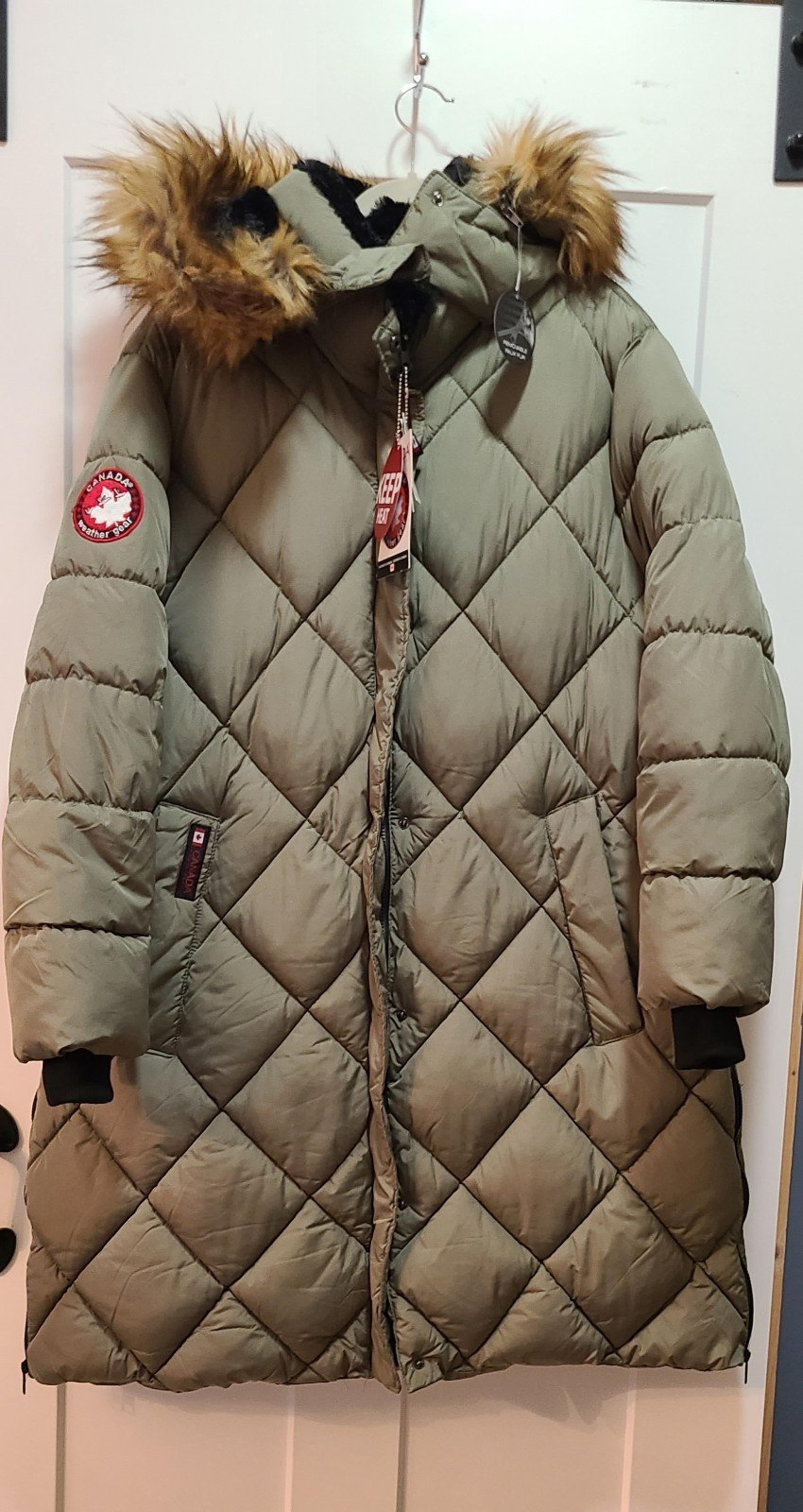 Canada weather gear parka plus sz
