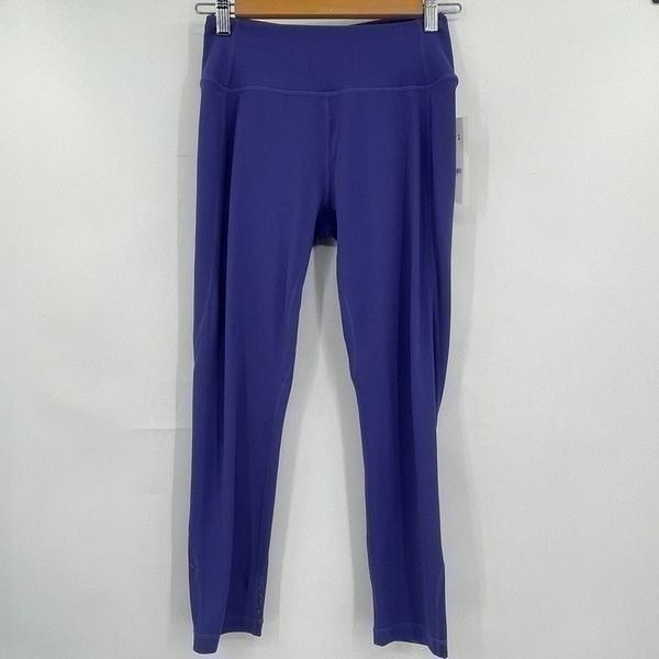 NWT Stori Blue Violet High Rise Tight Alibi Cropped Legging Size 8