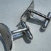 Vintage Diamond Sterling Silver Cuff Links Anson Signed