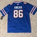 Buffalo Bills Dalton Kincaid jersey blue adult medium