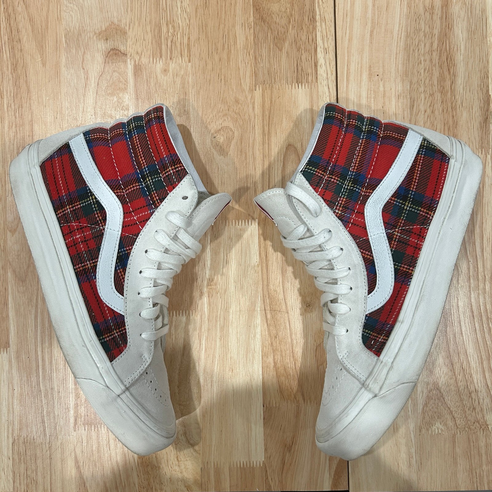 VANS Pendleton x Sk8 38 DX High Anaheim Factory Royal Stewart Tartan Men’s 10.5
