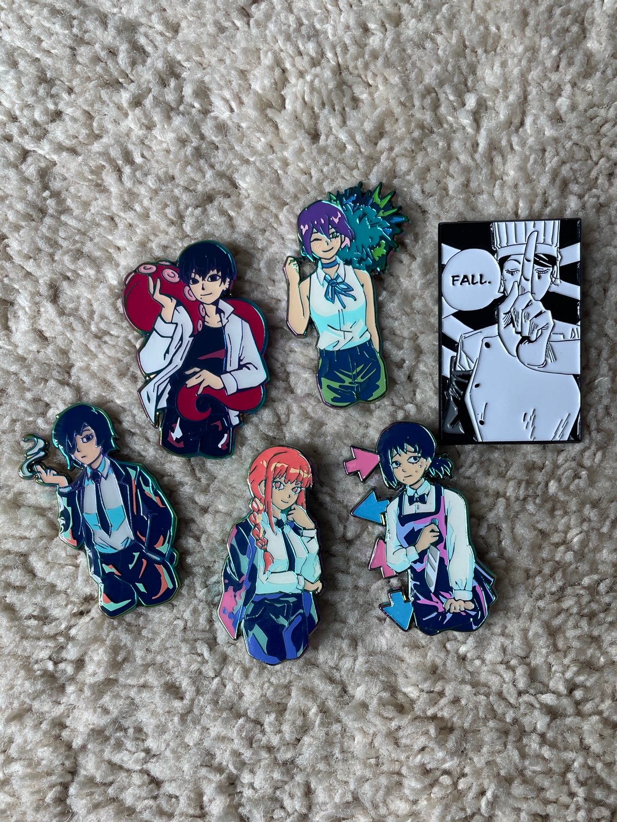 Chainsaw Man Enamel Pin Set