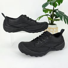 Merrell Men's Loess Black Leather Oxfords Shoes J75421 Size 9.5