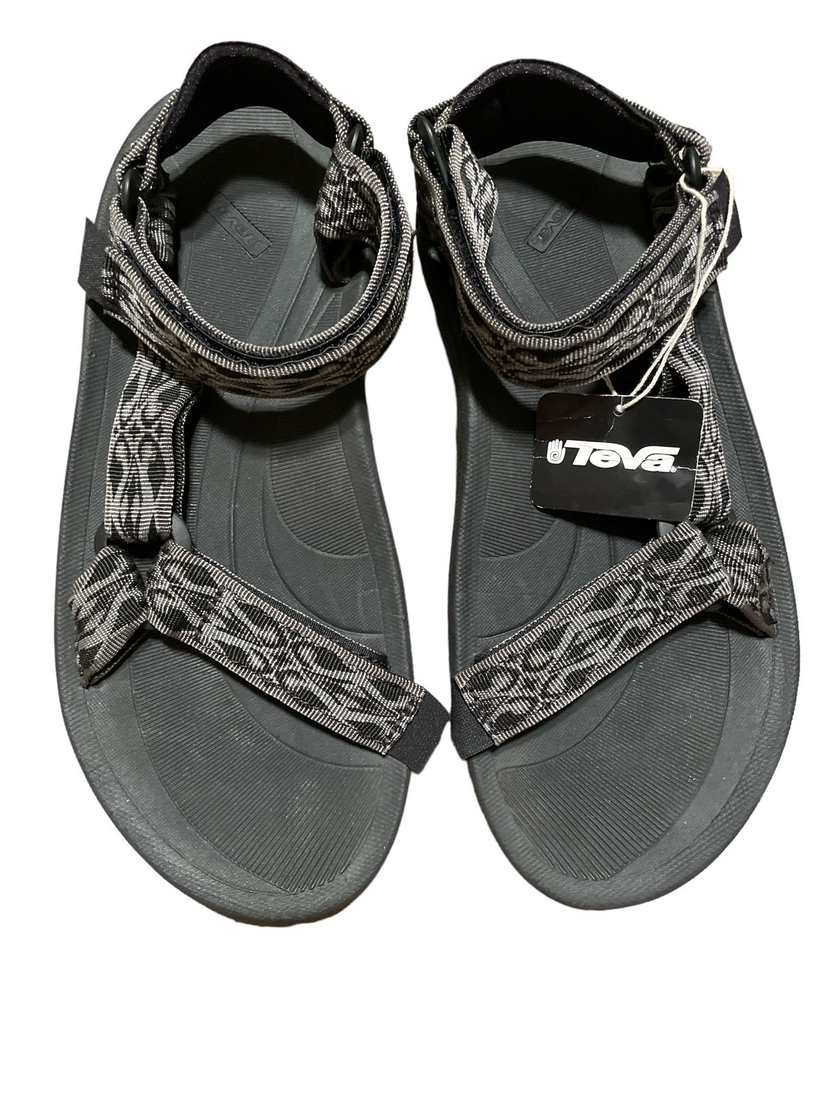 Brand New With Tag Mens Black and Gray Teva Sandals