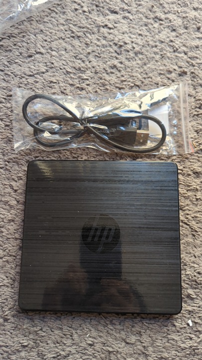 HP GP60NB50 External DVDRW Drive with USB Cable