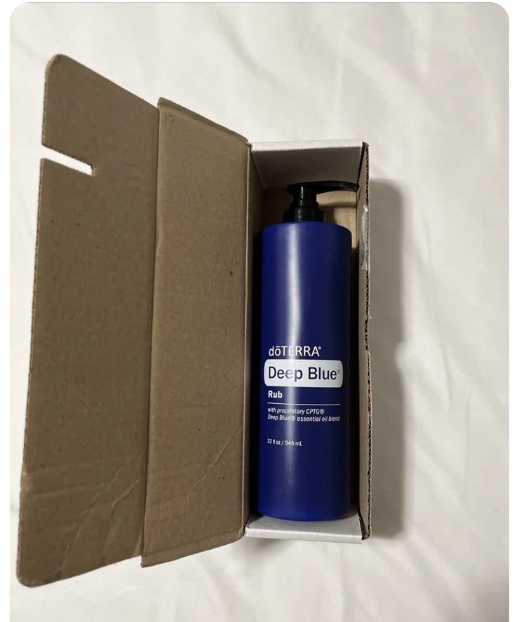 Doterra Deep Blue Rub Large Pump Bottle 32 oz