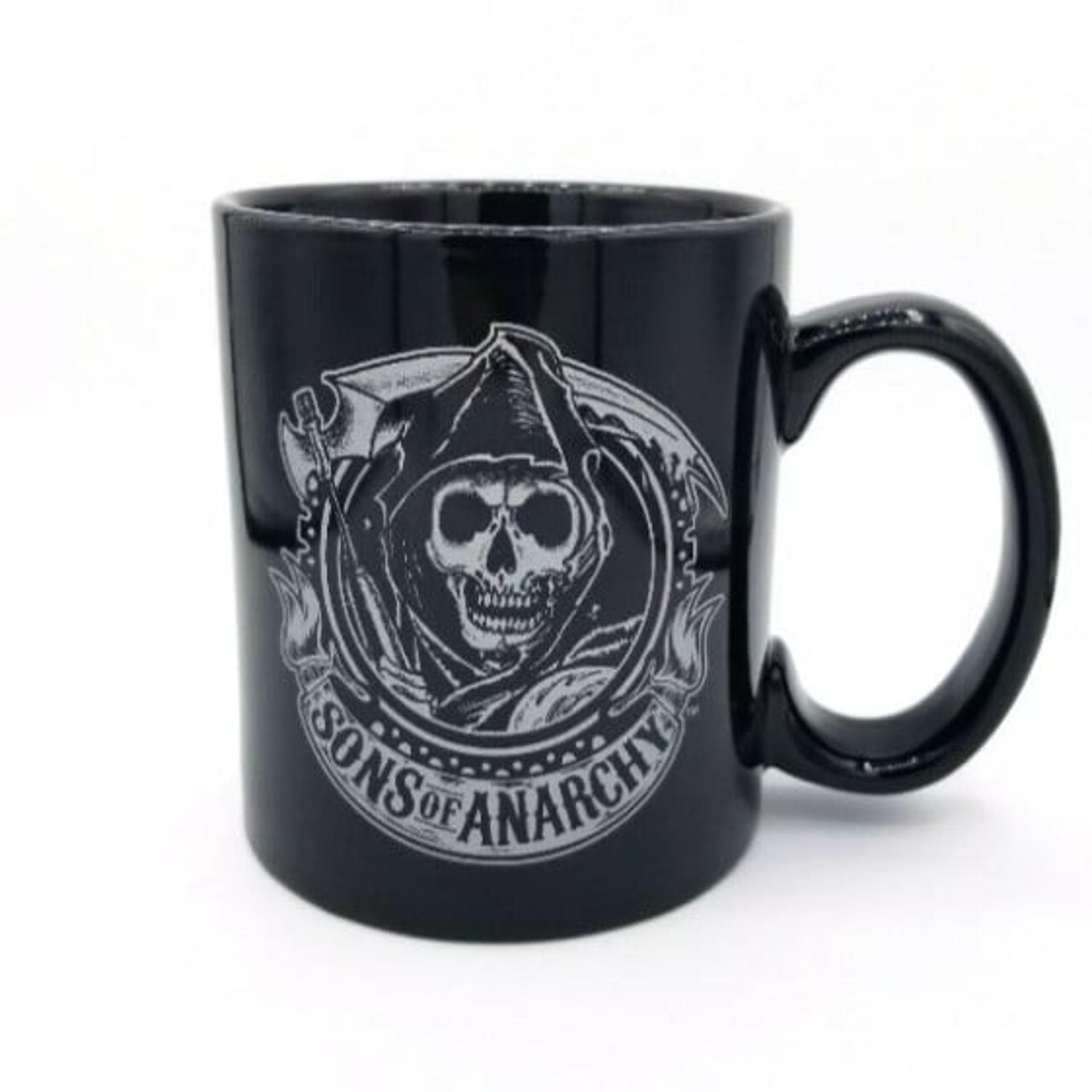 Sons of Anarchy by Just Funky 2013 Fox Large Ceramic 24 oz. Coffee Mug Cup Black