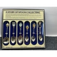 Vintage Collectible Souvenir Spoons Set - Story of Spoon Collecting
