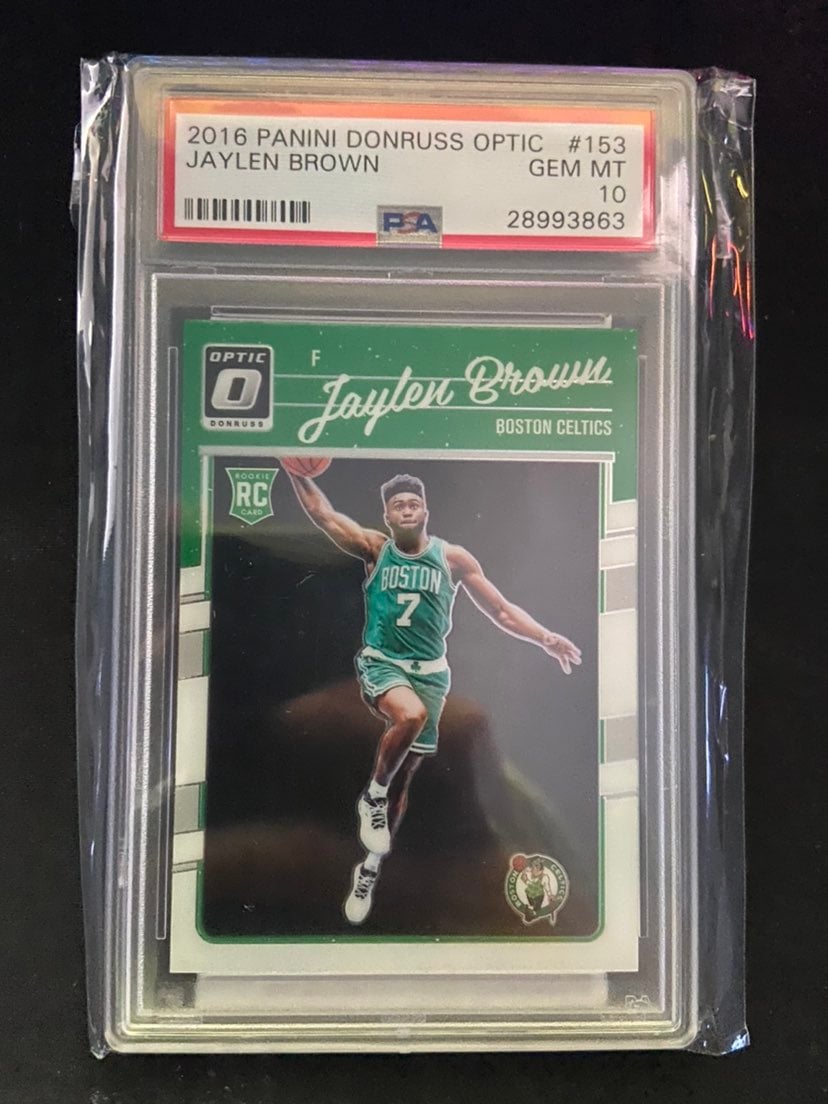 Jaylen Brown Donruss Optic Rookie Card #