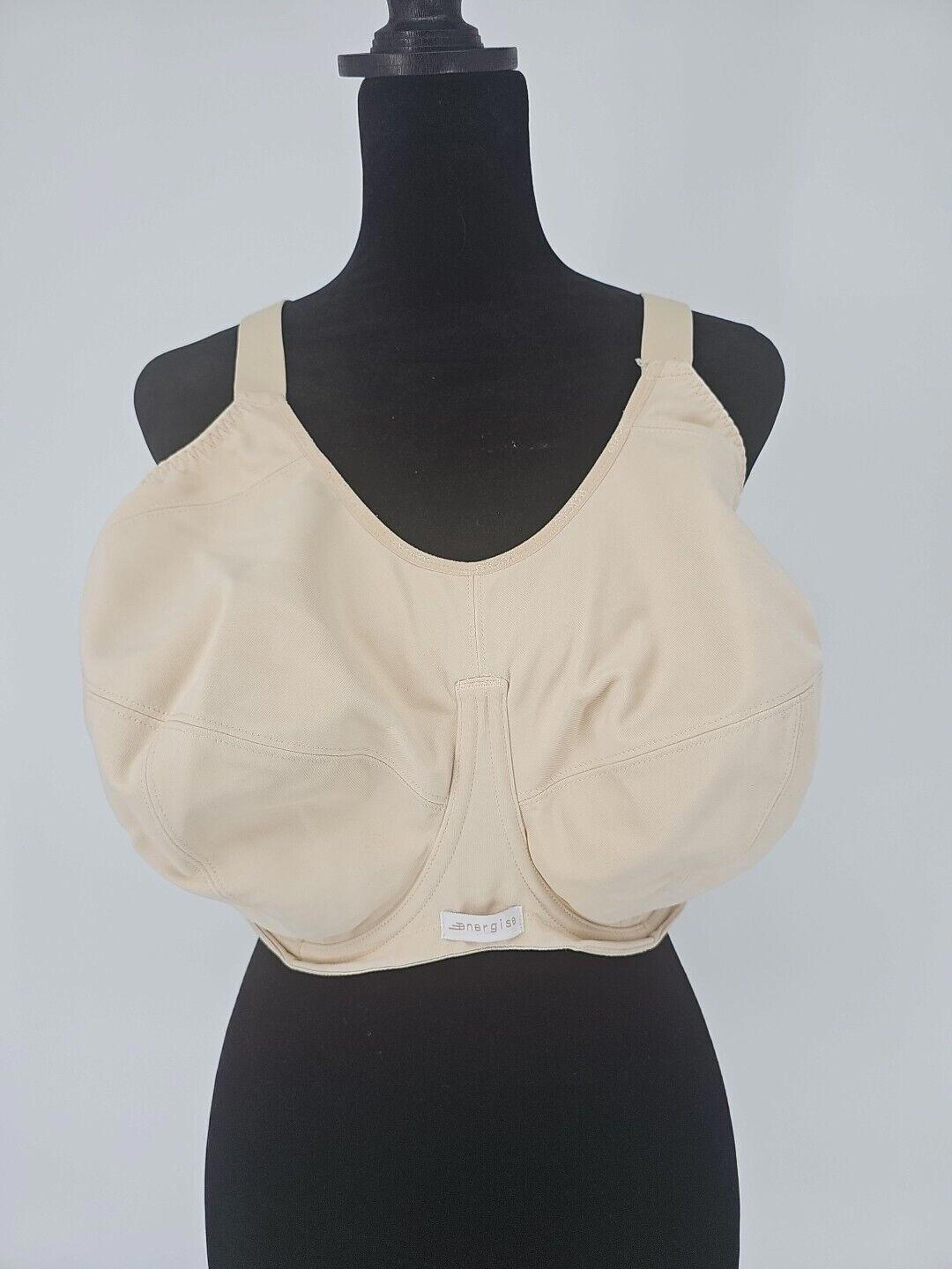 Elomi NUDE Energise High Impact Underwire Sports Bra, US 34N, UK 34JJ EL8041