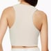 Babaton - Aritzia Sculpt Knit Racer Cropped Tank Top | Matte Pearl Gray | Medium
