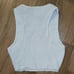 Babaton - Aritzia Sculpt Knit Racer Cropped Tank Top | Matte Pearl Gray | Medium