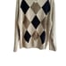 Vintage Trader Bay Argyle Grandpa Emo Grunge V-Neck Sweater