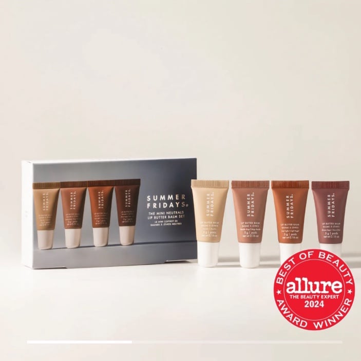 Summer Fridays Mini Neutrals Lip Butter Set New