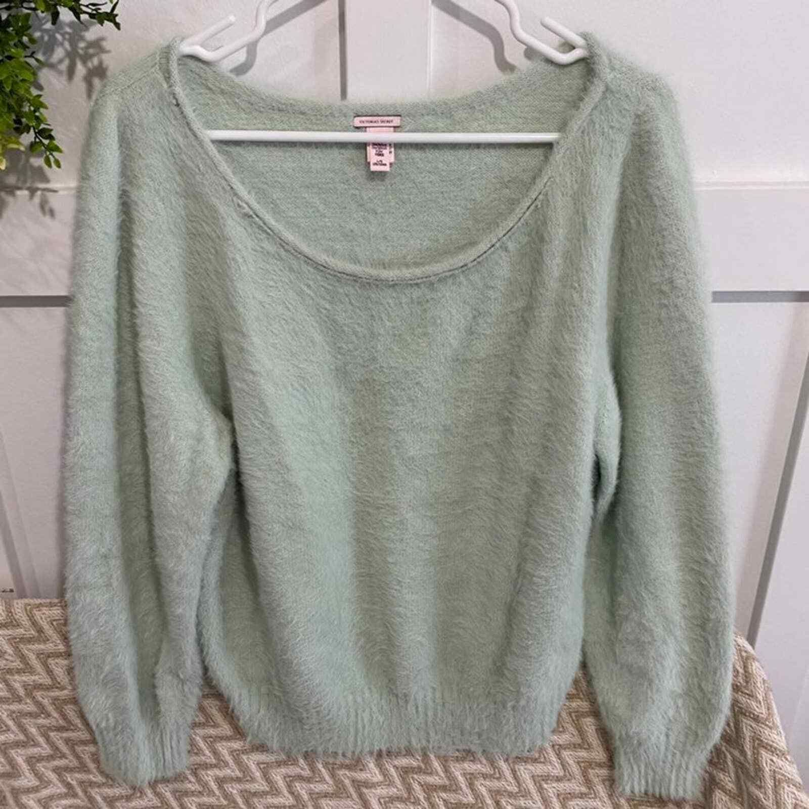 Fuzzy sweater victoria secret hot sale