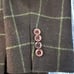 TAILORBYRD Men’s Wool Window Pane Check Blazer Sport Coat M Academia Preppy Dad