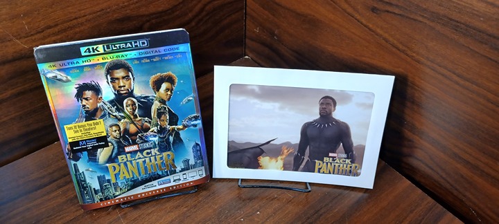 Marvel's Black Panther 2018 (4K+Blu-ray)Slipcover + Lithograph-NEW-Free Shipping